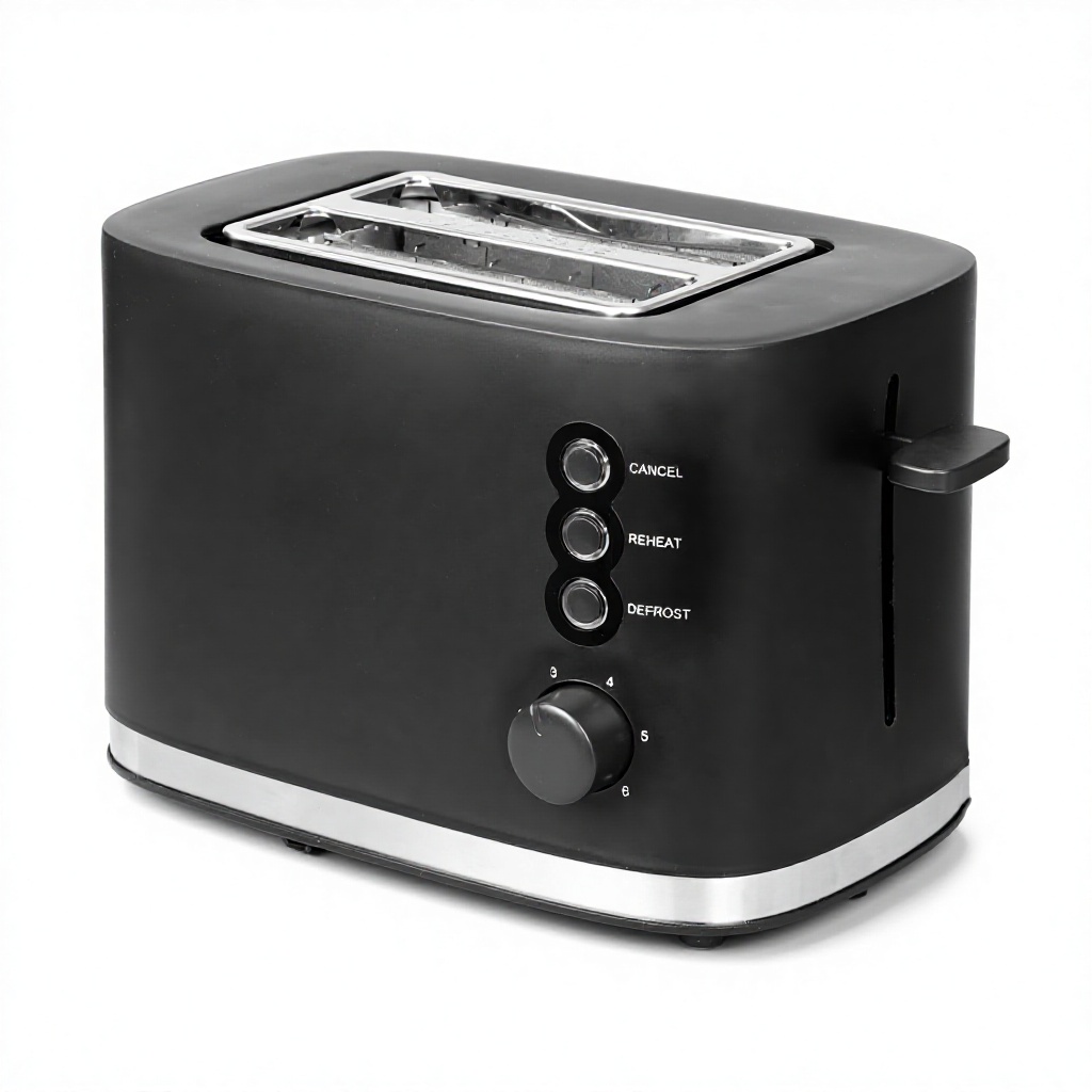 Toaster 4 Slice - Electric Toaster Breakfast Machine Automatic Plug-in
