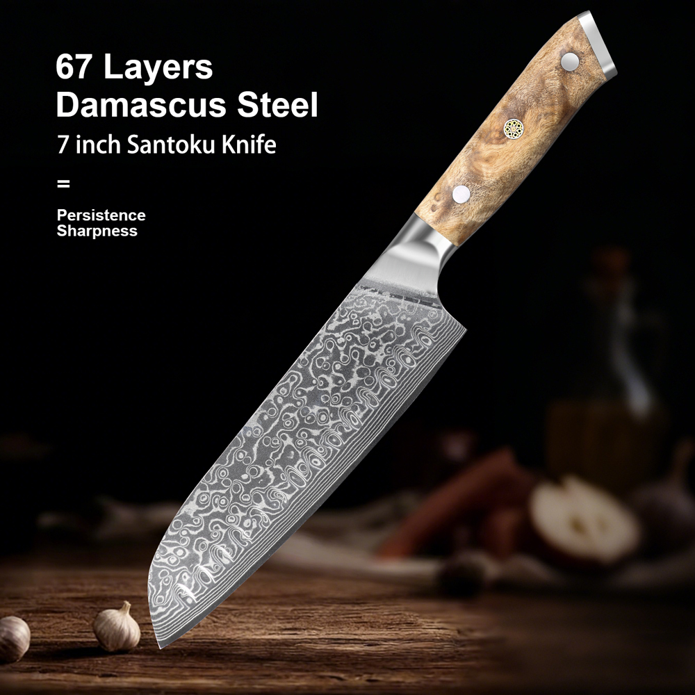 Damascus Kitchen Knife 7.1 Inc - đánh giá và giá Kitchen Appliances Luxury