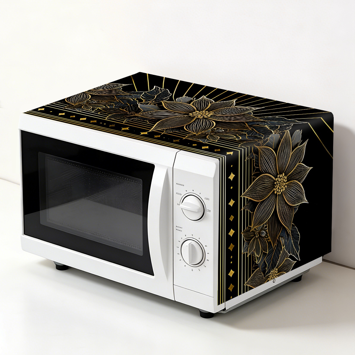 Luxury Black Gold Floral Micro - đánh giá và giá Kitchen Appliances Luxury