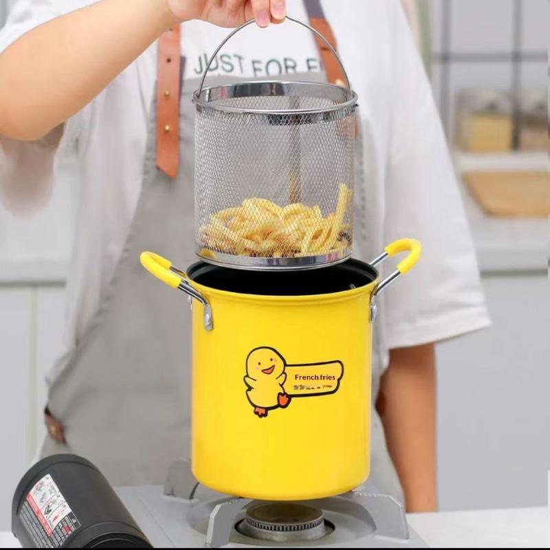 2/3L Deep Fryer Pot Stainless  - đánh giá và giá Kitchen Appliances In Japanese