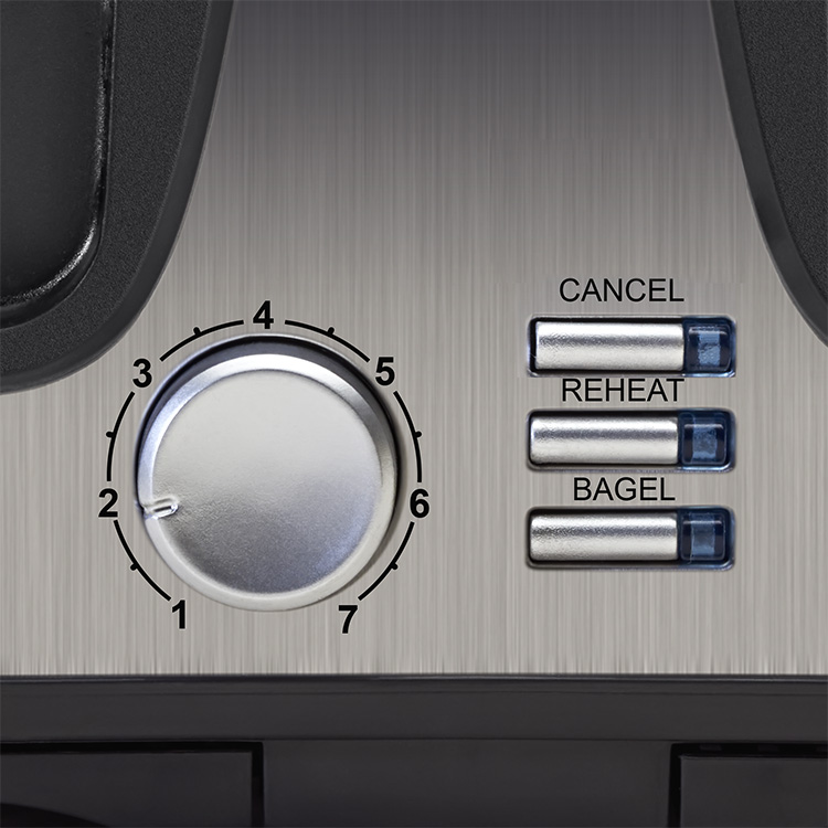 Retro Wide Slot Bagel Big Brea - đánh giá và giá Toaster 4 Slice