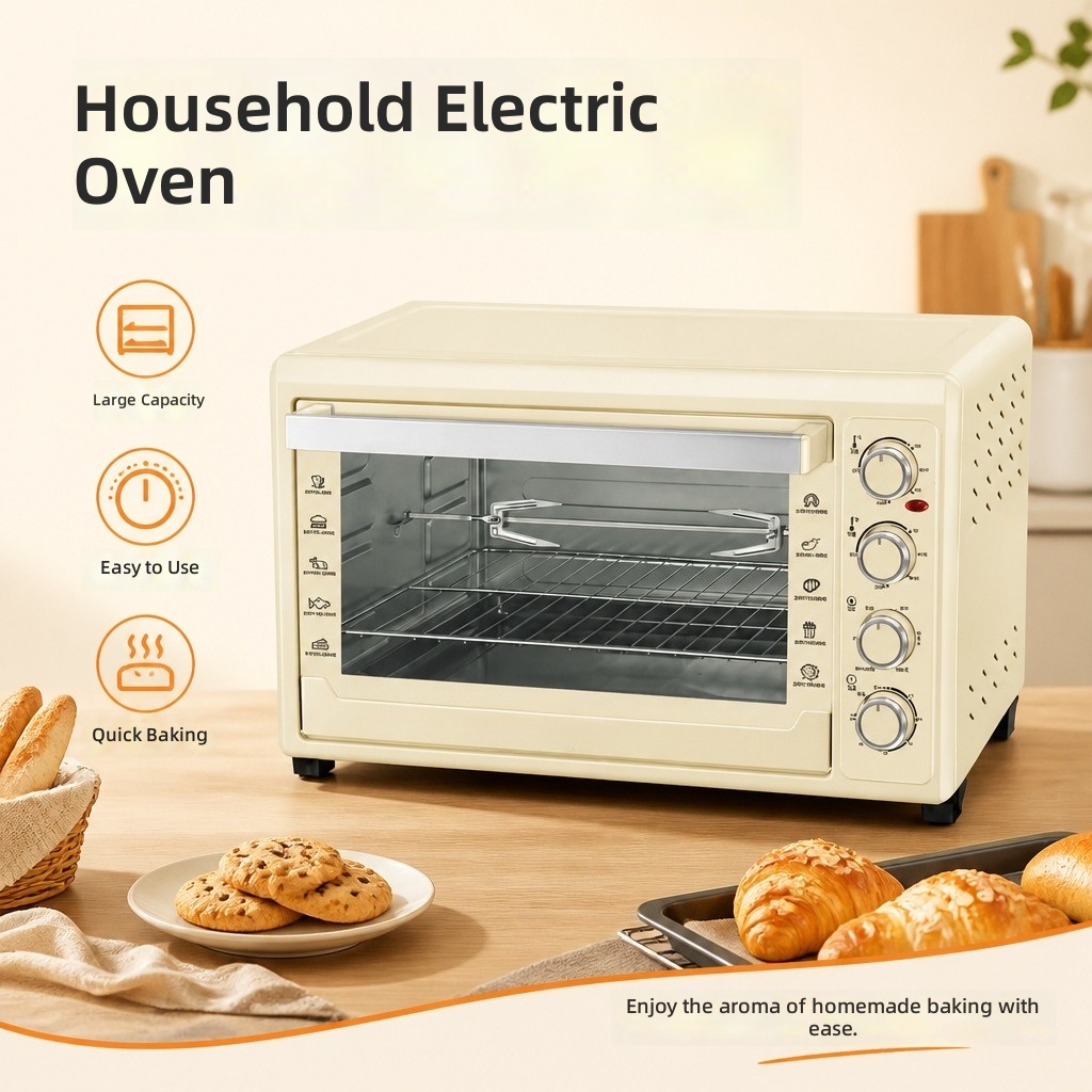 Electric Oven 60L, 4-Tier Baki - đánh giá và giá Kitchen Appliances Gift Ideas