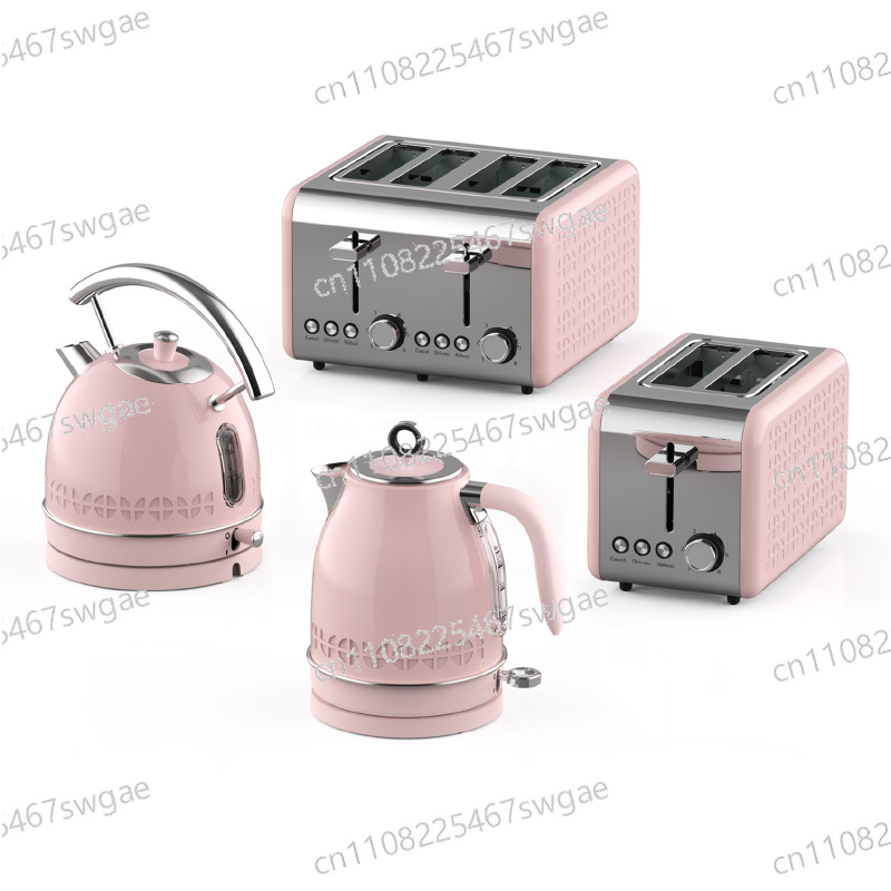 Kettle and Toaster Set Juice B - đánh giá và giá Toaster 4 Slice