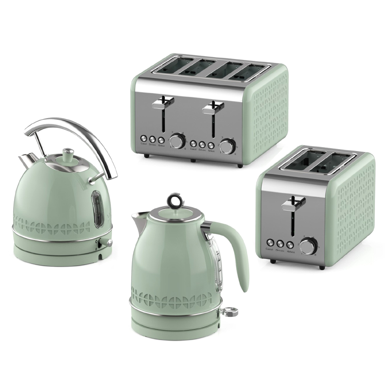 Retro 4 In 1 Breakfast Set App - đánh giá và giá Toaster 4 Slice